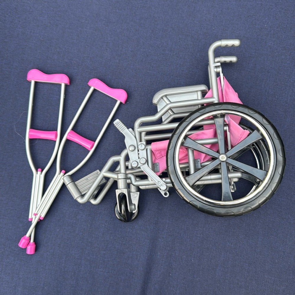 Doll Crutches and Wheelchair
